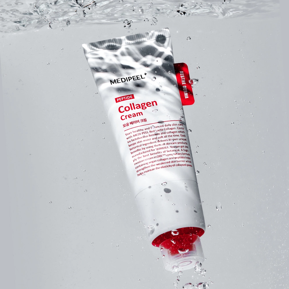 Барьерный крем для лица с пептидами и коллагеном - Medi peel Red Lacto Peptide Collagen Barrier Cream, 80 мл